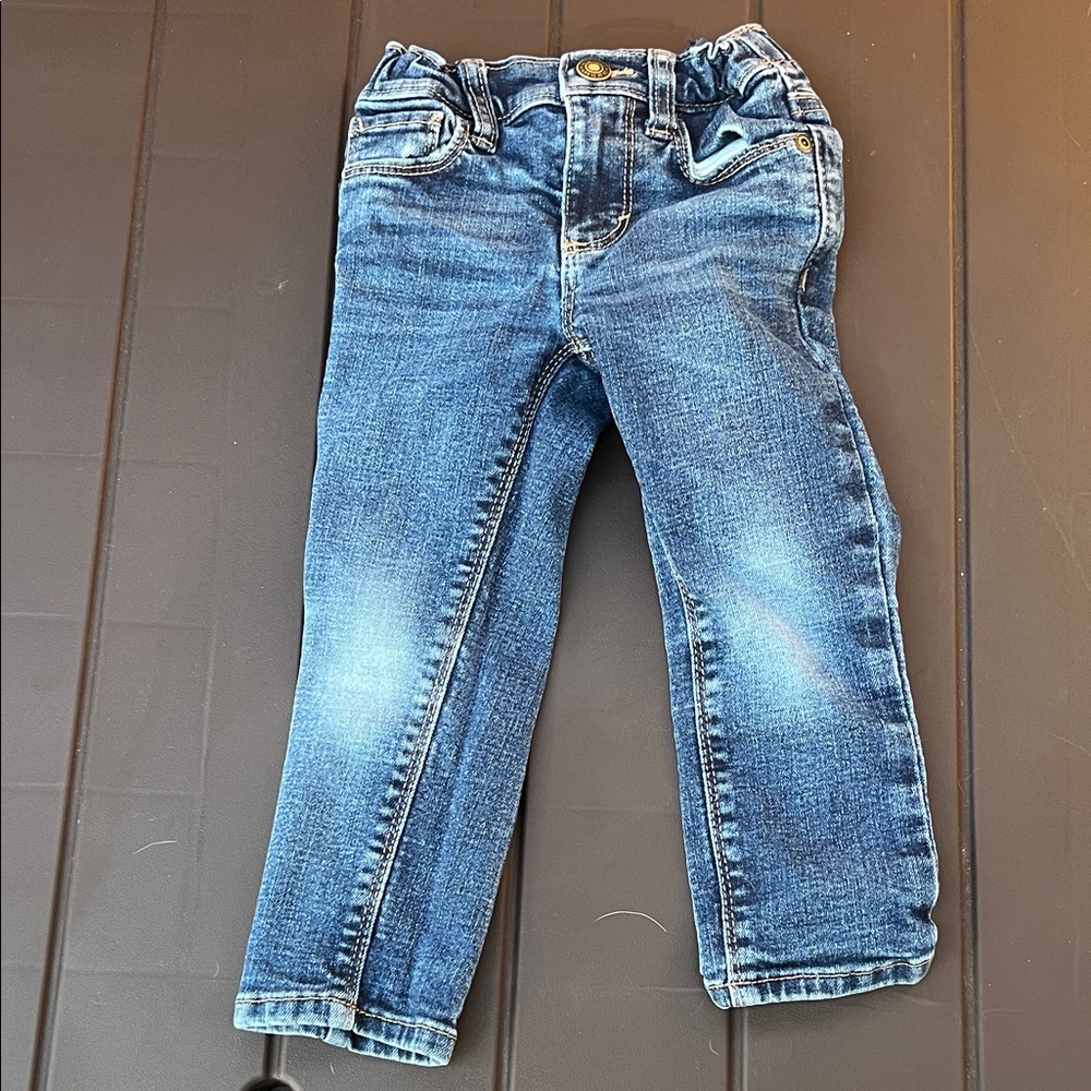 Old Navy - 2T Blue Denim Jeans, Karate Skinny with built-in flex max